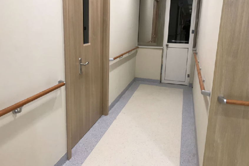 医院的走廊扶手 医院的走廊扶手